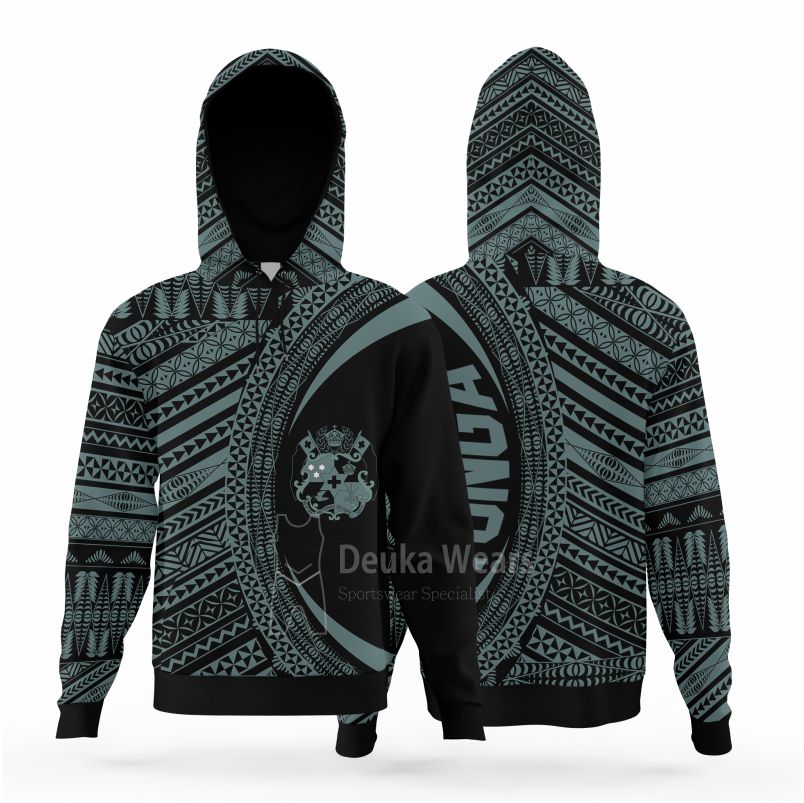 Tonga Apifoou College Zip Hoodie Simple Vibes LT8 main image 1